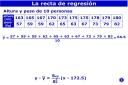 Recta de regresión