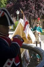 image Recreación de la Guerra de la Independencia en Segovia: Campamento de tropas españolas