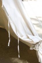 image Recreación de la Guerra de la Independencia en Segovia: Detalle de una tienda de campaña del campamento de tropas españolas