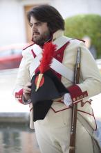 image Recreación de la Guerra de la Independencia en Segovia: Soldado de las tropas del primer regimiento de Carlos IV