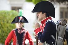 image Recreación de la Guerra de la Independencia en Segovia: Soldado de las tropas del regimiento de Valencia
