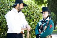 image Recreación de la Guerra de la Independencia en Segovia: Civiles de Galicia organizados militarmente para defender la ciudad de las tropas napoleónicas