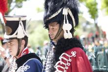 image Recreación de la Guerra de la Independencia en Segovia: Soldados de las tropas francesas