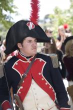 image Recreación de la Guerra de la Independencia en Segovia: Soldado de las tropas francesas