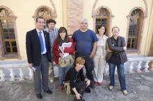 image Recreación de la Guerra de la Independencia en Segovia: Retrato de un grupo de turistas