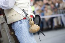 image Recreación de la Guerra de la Independencia en Segovia: Cantimplora de un civil organizado militarmente