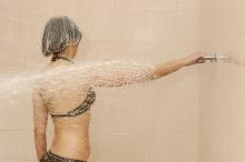 image Chorros a presión: posición lateral extremidad superior derecha