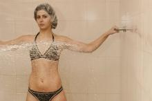 image Chorros a presión: posición frontal extremidad superior cara interna