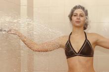 image Chorros a presion: posición frontal deltoides