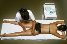 image Vendas frías: retirada de exfoliante tendido prono