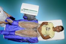 image Presoterapia: colocación de complemento en pie