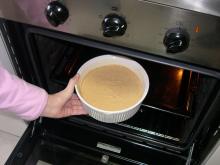 image Pastel de calabaza: Introducción en el horno