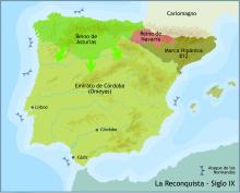 ilustracion La Reconquista, siglo IX 