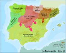 ilustracion La Reconquista, siglo XII 