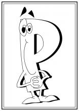 ilustracion Letra P