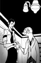 ilustracion El extranjero: En el asilo