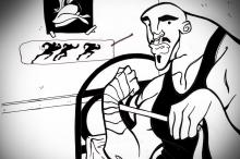 ilustracion El extranjero: El boxeador cuenta su historia