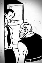 ilustracion El extranjero: Su vecino se disculpa