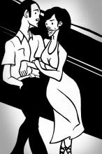 ilustracion El extranjero: De paseo con María