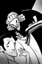 ilustracion El extranjero: Ante el juez