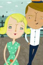 ilustracion Los cachorros: Cachito Arnilla se interesa por Teresita