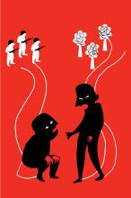 ilustracion Escuadra hacia la muerte: Andrés se rinde