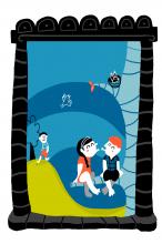 ilustracion La camisa: Primer beso