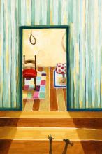 ilustracion Diez negritos: En la habitación de Vera había una silla y una soga preparadas