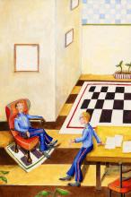 ilustracion Diez negritos: Tras repasar el caso, siguen sin saber quién es el asesino