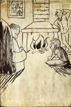 ilustracion Canción de Navidad: Navidades en casa de su sobrino