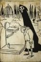 ilustracion Canción de Navidad: Scrooge ve su propia lápida