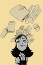 ilustracion El diario de Ana Frank: 15º cumpleaños de Ana