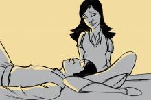 ilustracion El diario de Ana Frank: Momentos de intimidad