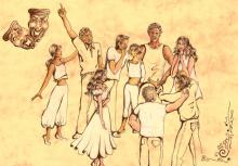 ilustracion Dramatización teatral: expresión oral