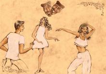 ilustracion Dramatización teatral: los objetos imaginarios