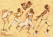 ilustracion Dramatización teatral: ritmos