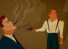 ilustracion El sueño eterno: Marlowe en casa de Brody