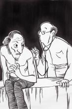 ilustracion La muerte de Iván Ilich: Iván va al médico