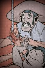 ilustracion La perla: El escorpión