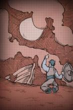 ilustracion La perla: La canoa rota