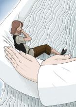 ilustracion Robinson Crusoe: Agradecido por las señales de la bondad divina