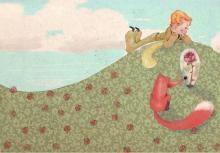 ilustracion El principito: La rosa única