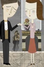 ilustracion Nada: Pons trata torpemente de disculparse ante Andrea tras ignorarla toda la noche