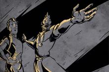 ilustracion Hamlet: El rey diciendo que todo es propicio para que Hamlet vaya a Inglaterra