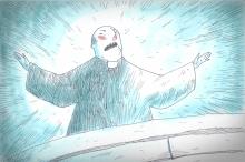 ilustracion Moby-Dick: El padre Mapple