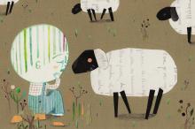 ilustracion Las aventuras de Huckleberry Finn: Huck llora tras perder la balsa y a Jim