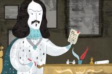 ilustracion Los tres mosqueteros: La carta sustraída