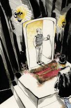 ilustracion El extraño caso del doctor Jekyll y el señor Hyde: Mr. Lanyon va a casa del Dr. Jekyll