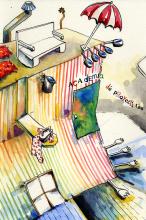 ilustracion Los viajes de Gulliver: La Academia de Proyectistas