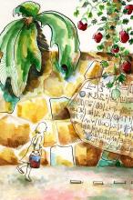 ilustracion Los viajes de Gulliver: La isla de los Hechiceros